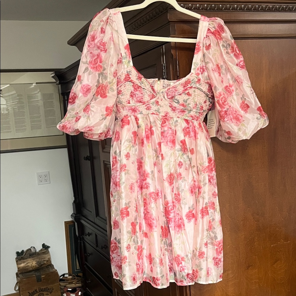 Floral Pink Dress
